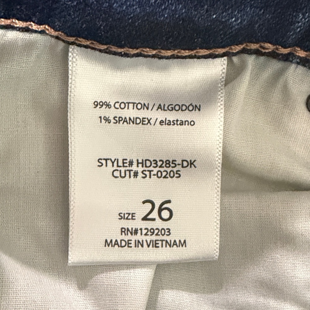 Altar'd State Hidden Jeans High Rise Dark Wash Flare Denim Jeans - Picture 8 of 8